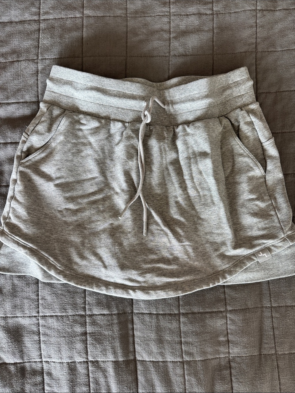 JoyLab Women’s Grey Drawstring Athletic/Lounge Skort